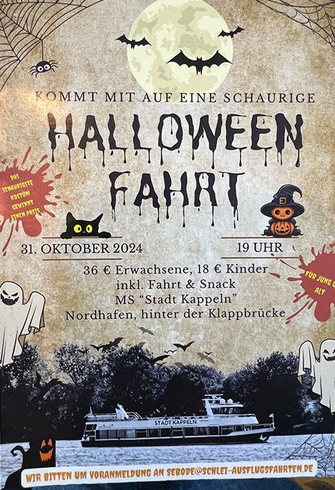 Halloween-Fahrt am 31.10.2024.