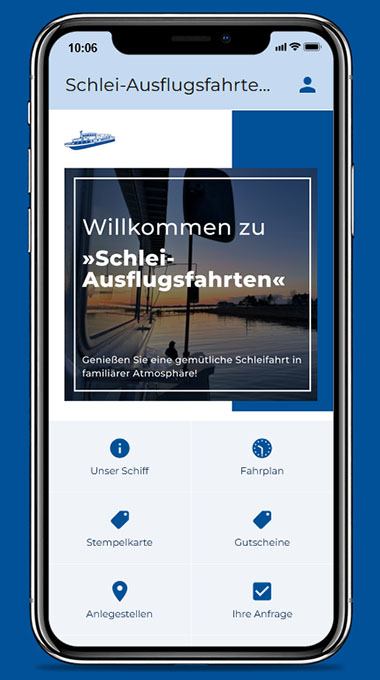 Screenshot Handy App schlei-ausflugsfahrten.heise-apps.de